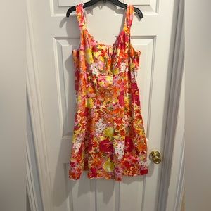 Dress barn floral dress size 12